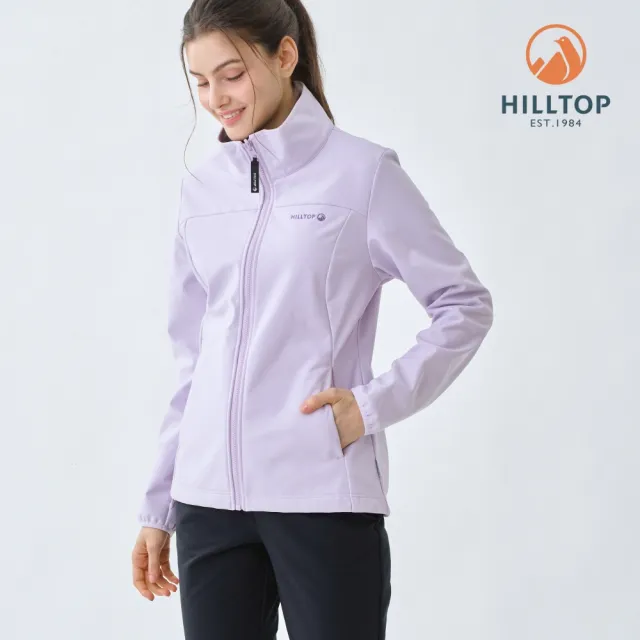 【Hilltop 山頂鳥】WINDSTOPPER 3L防風透氣保暖刷毛外套 (可銜接GORE-TEX外件) 女款 淡紫｜PH22XF56ECJ0