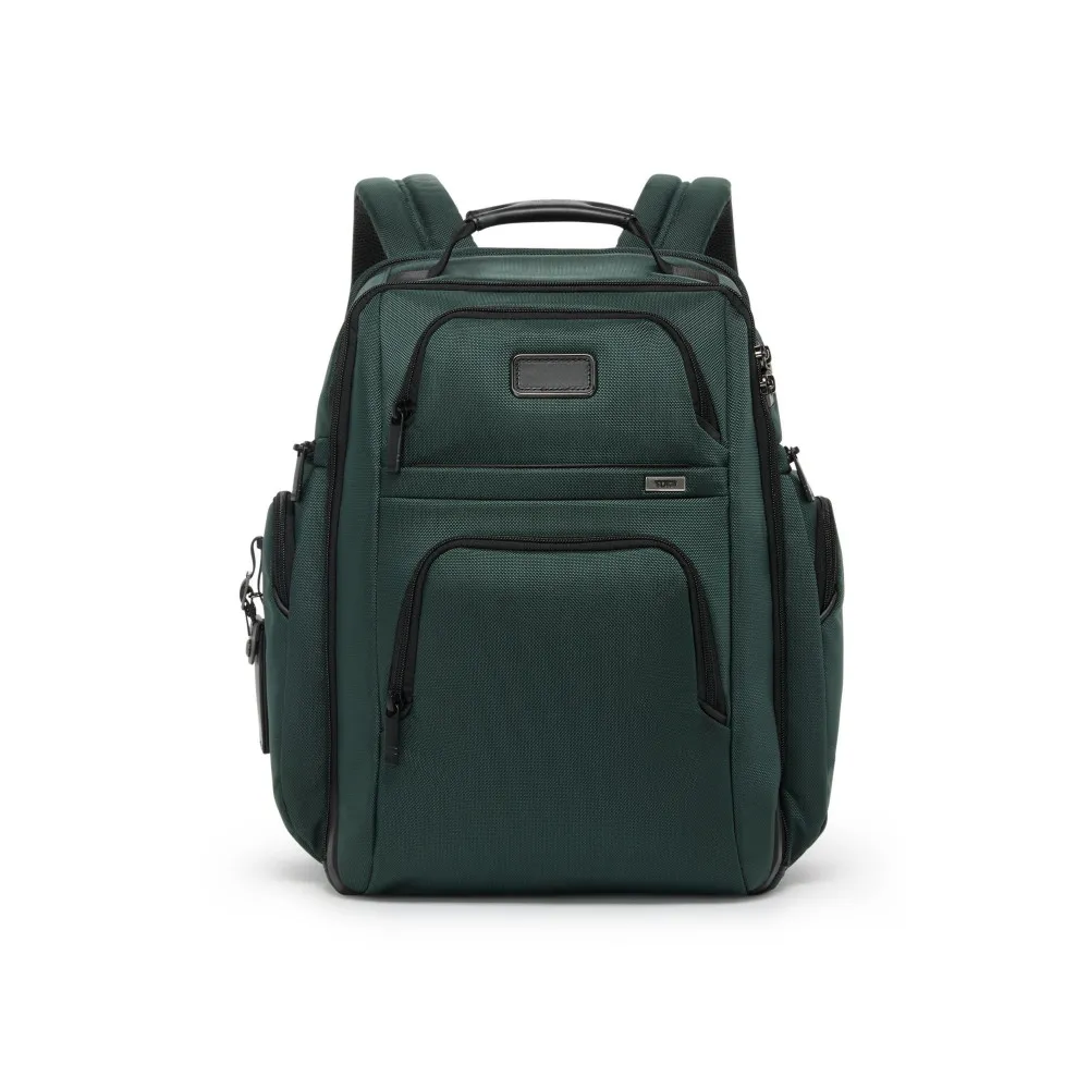 【TUMI】Alpha TUMI Brief Pack 彈道尼龍後背包 - 深松