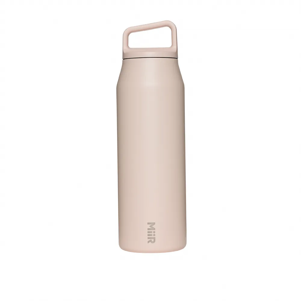 【MiiR】雙層真空 保溫/保冰 提把寬口保溫瓶 32oz / 946ml(千山粉)
