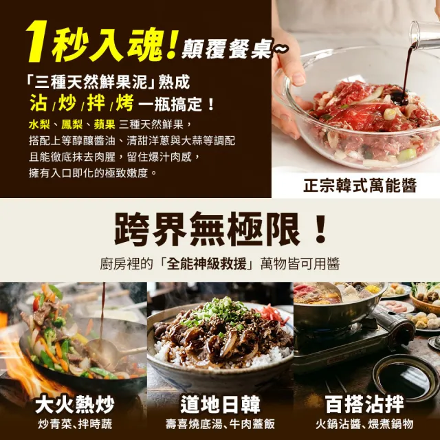 WOOM CHEF-萬用韓式烤牛肉用醬460g