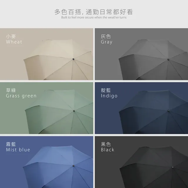 【雨之情】2入組 大大傘面簡約時尚自動傘-雨傘 大傘面 自動傘 自動摺疊