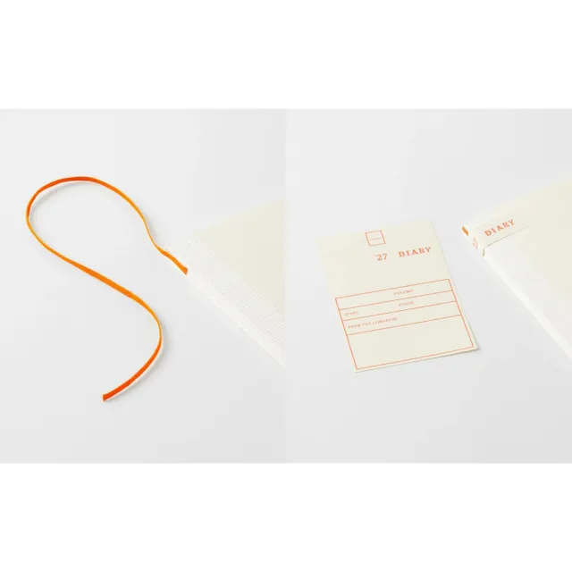 【MIDORI】《2027 年 MD Notebook Diary 薄型》A4 變形 size