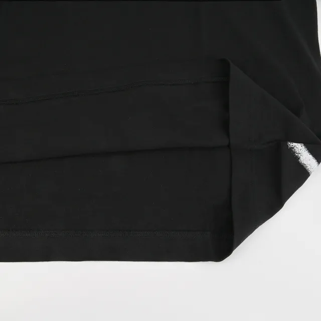 【HUGO BOSS】印花圓領短袖T恤(寬鬆/黑)