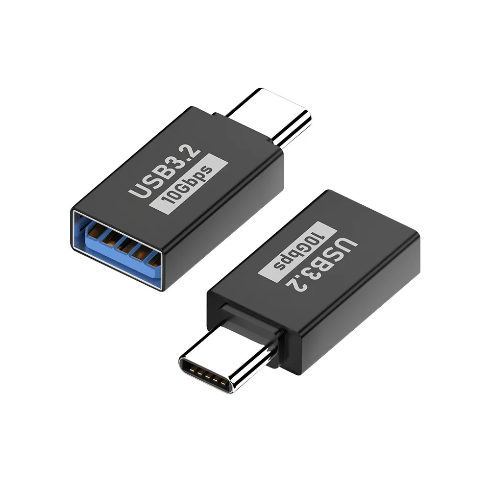 【台灣霓虹】Type-C公轉USB-A母轉接頭 USB3.2 10Gbps傳輸