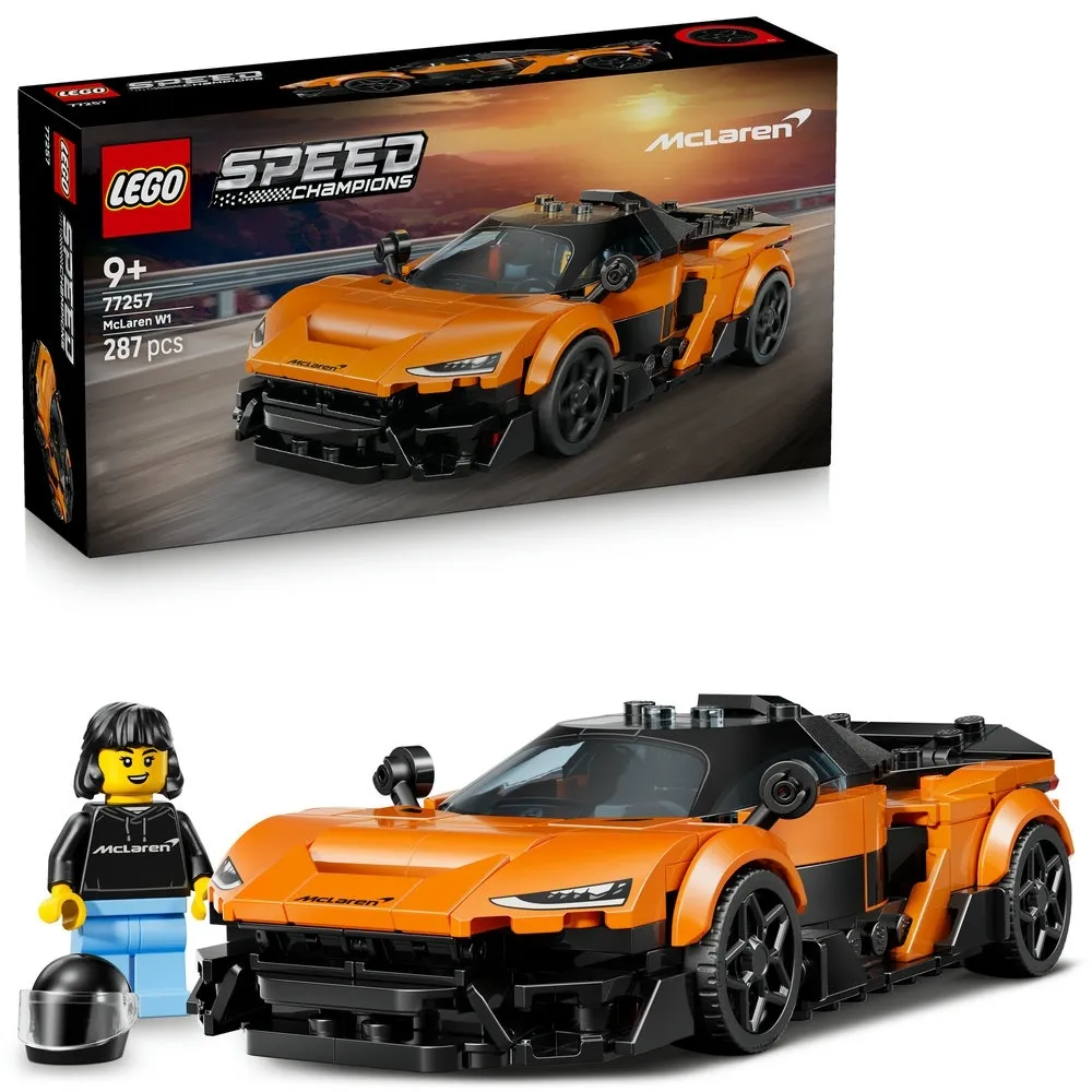 【LEGO 樂高】極速賽車系列 77257 McLaren W1(賽車模型 麥拉倫 積木 玩具)