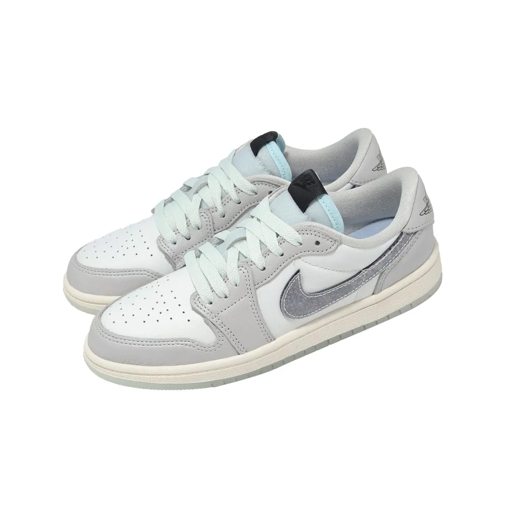 【NIKE 耐吉】童鞋 Air Jordan 1 Low OG PS 中童 CNY 新年 蛇年 休閒鞋 AJ1 灰(HF3205-100)