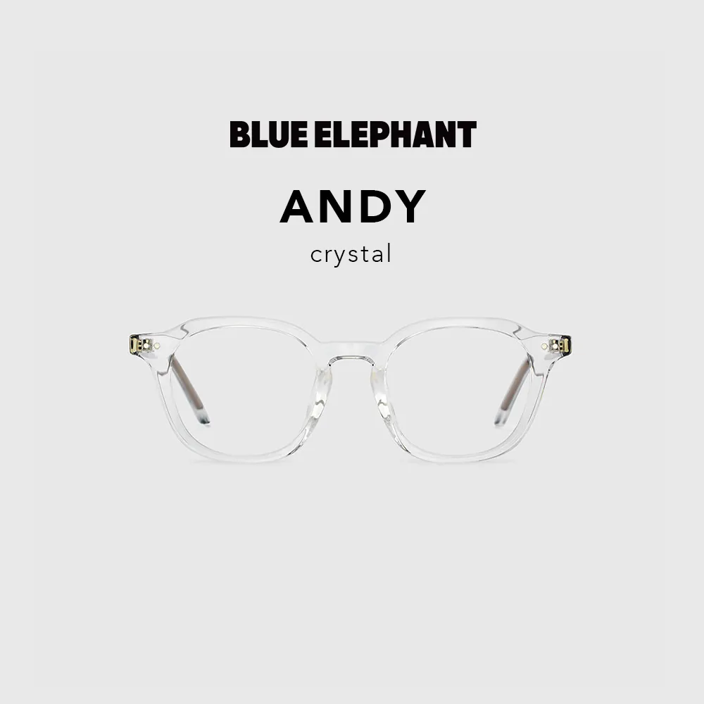 【BLUE ELEPHANT】ANDY crystal MAIN一般款式 抗藍光眼鏡 鏡框 附盒 官方旗艦店