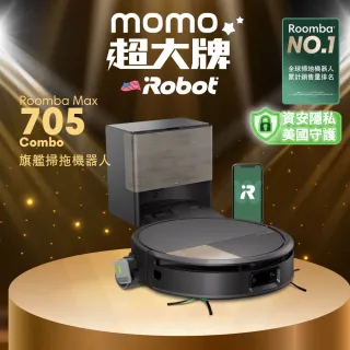 iRobot】26年新機Roomba 115 Combo 掃拖機器人(纖薄機身/15000Pa/防纏