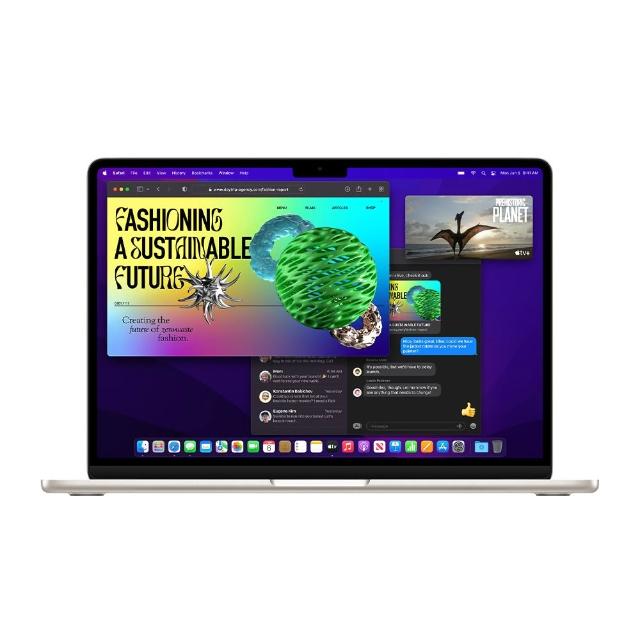 【Apple】A級福利品 MacBook Air 13吋 2023 M2晶片 8核心CPU 8核心GPU 8G RAM/256G SSD(A2681)