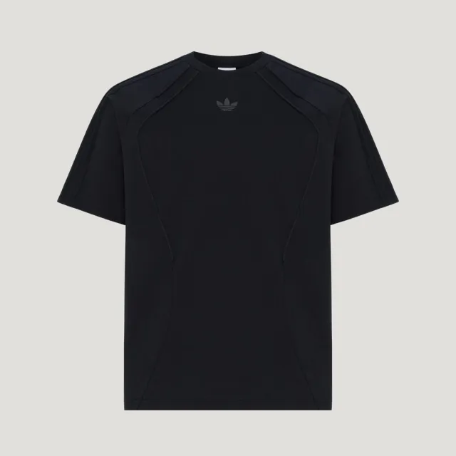 【adidas 愛迪達】短袖上衣 男 寬鬆版型 三葉草 亞規 SPACER TEE 黑 KX1996