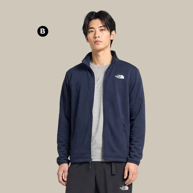 【The North Face】線上獨家款｜男女款立領抓絨保暖外套 (多款任選)