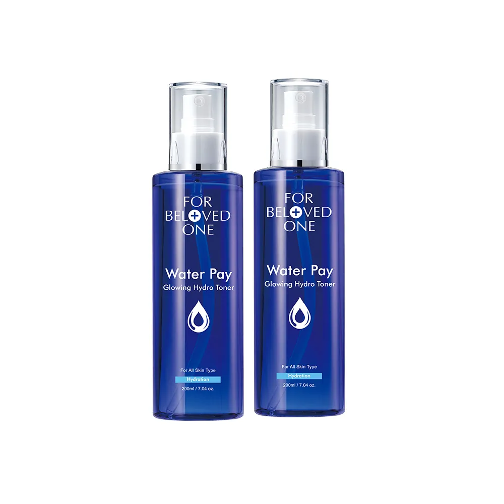 【For Beloved One 寵愛之名】Water Pay 水能亮保濕精華水200ml 買一送一(二裂酵母/油水平衡/噴霧化妝水)