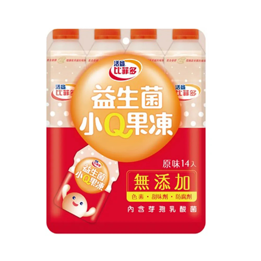 【台灣比菲多】益生菌小Q果凍原味280gx2包