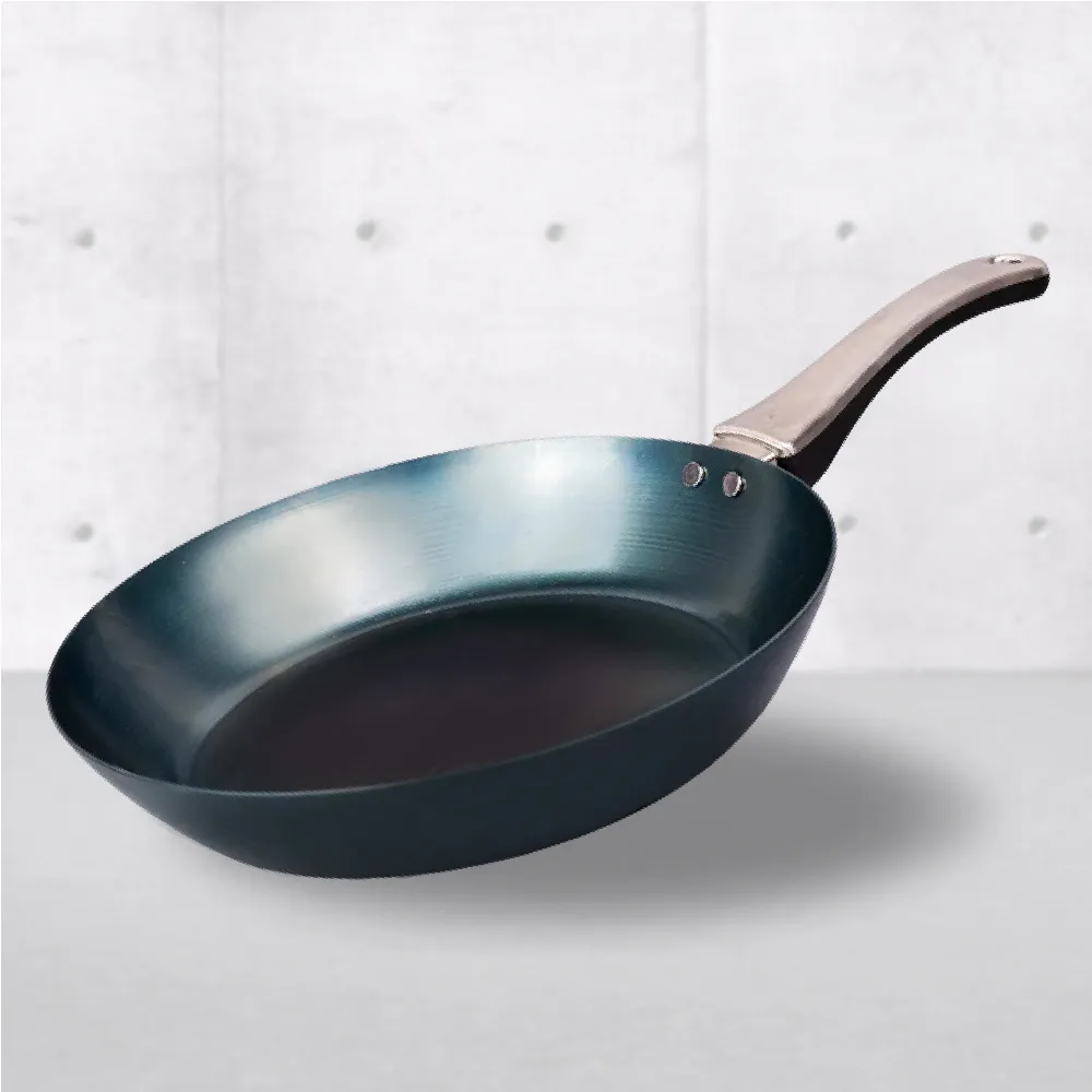 【藤田金屬】GARTEN職人製鐵平底鍋 深煎鍋 26cm 日本製  IH爐可用鍋(不挑爐具 無塗層 平底鍋)