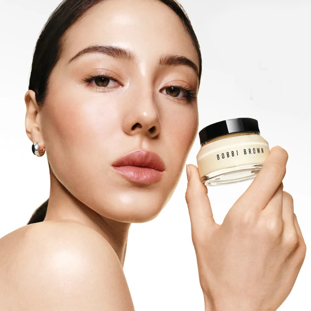 【Bobbi Brown 芭比波朗】維他命乳霜15ml入門組(維他命超完美乳霜15ml/橘子霜/旅遊保養面霜)