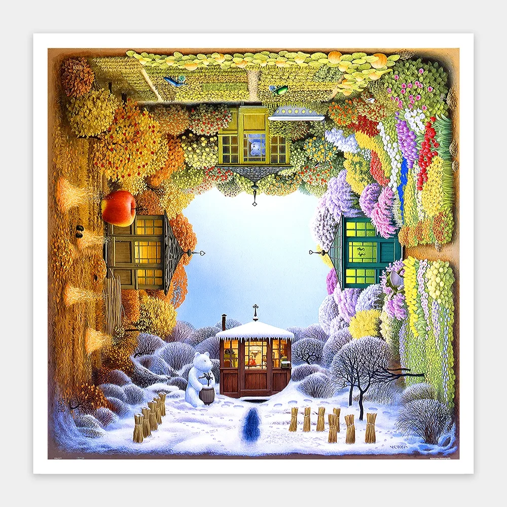 【Pintoo】Jacek Yerka - 四季風情 - 拼圖1600片