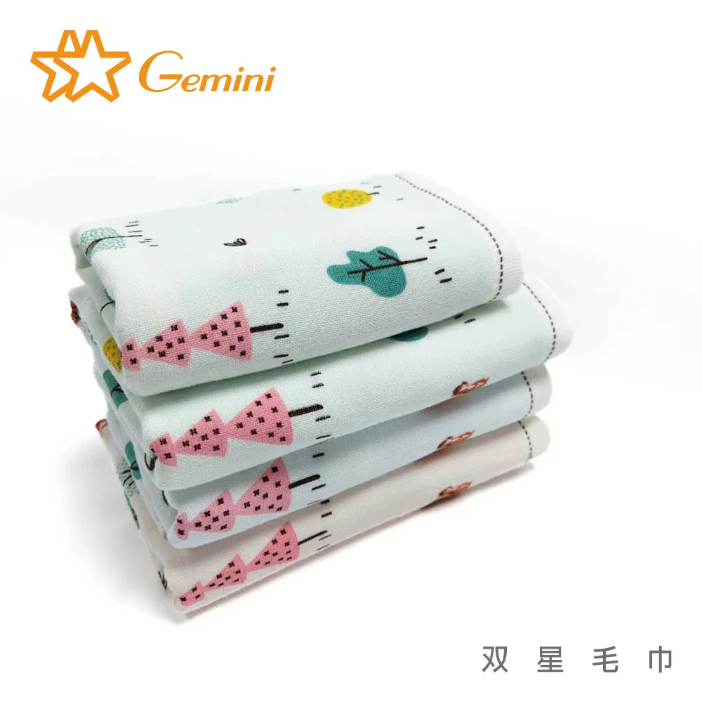 【Gemini 雙星】官方直營 森林物語超柔紗布毛巾(超值二入組)
