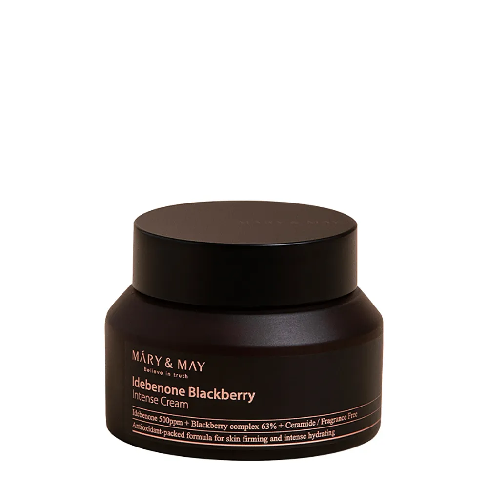 【MARY&MAY】艾地苯黑莓神經醯胺長效滋養霜 70ml(延緩肌膚老化 高效鎖水)