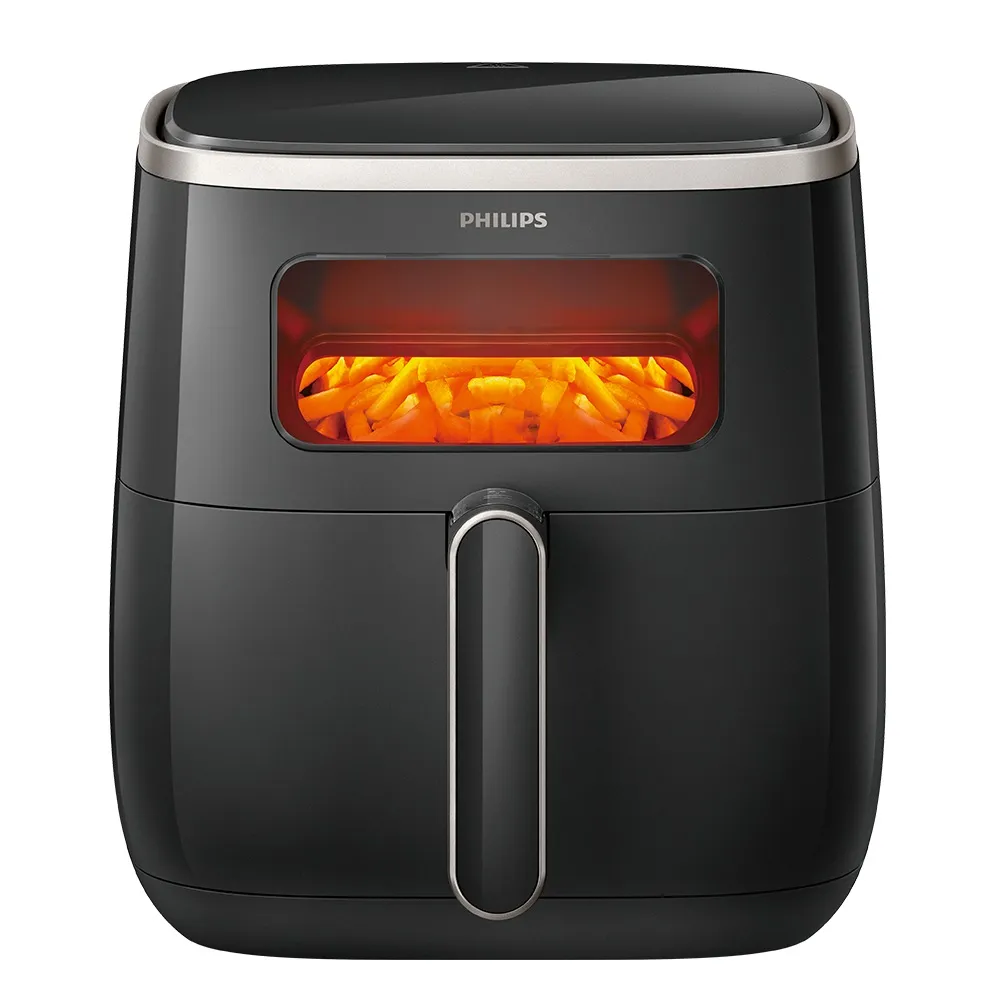【Philips 飛利浦】抽UX20戰鬥陀螺_星樂透透視海星氣炸鍋5.6L_HD9257/80
