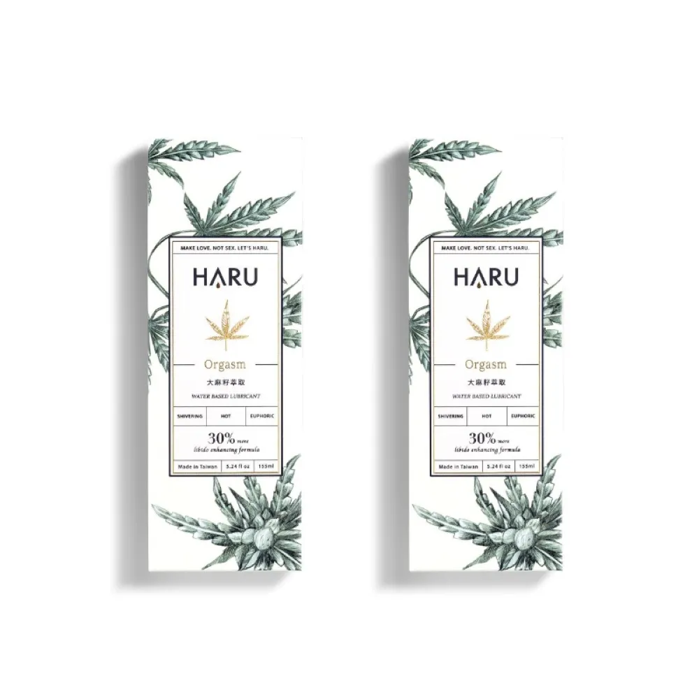 【HARU 含春】大麻熱浪迷情潤滑液155ml*2瓶(熱感 水溶性 女性潤滑液)