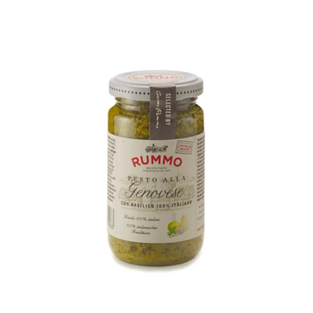 【RUMMO路莫】熱那亞羅勒青醬 Pesto Alla Genovese 190g(北義傳統配方經典青醬)