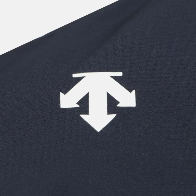 【DESCENTE】短袖上衣 男 寬鬆版型 快排 WOVEN SHORT SLEEVE T-SHIRT 藍 SR321TTS75-DDNV