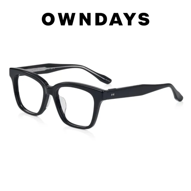 【OWNDAYS】BACK in BLACK系列威靈頓膠框眼鏡 OB2020G-5A