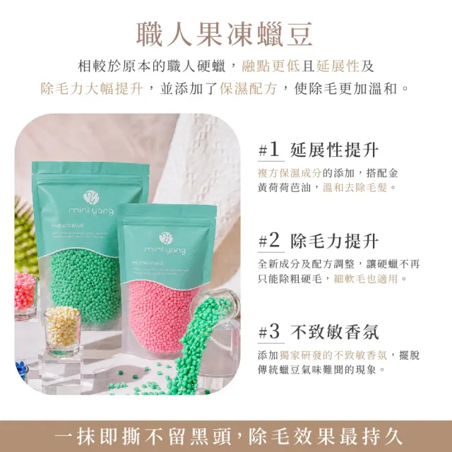【MINI YANG】私密熱蠟除毛超值組(小資族居家除毛首選 簡單、方便、易操作)