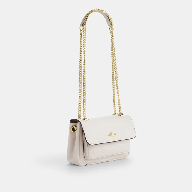 【COACH】蔻馳官方直營 ELODIE 18 經典SIGNATURE斜背手袋 斜背包 側背包 斜挎包-多色任選(CEU11/CEU13)