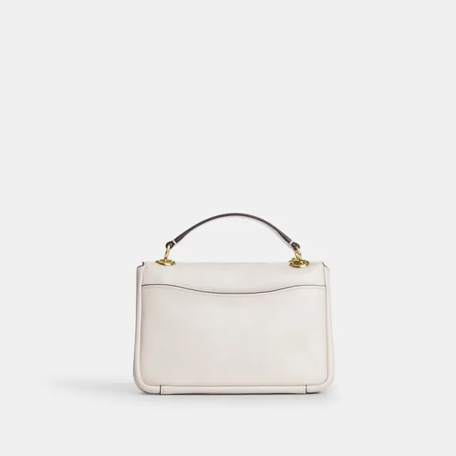 【COACH】蔻馳官方直營 ELODIE 18 經典SIGNATURE斜背手袋 斜背包 側背包 斜挎包-多色任選(CEU11/CEU13)