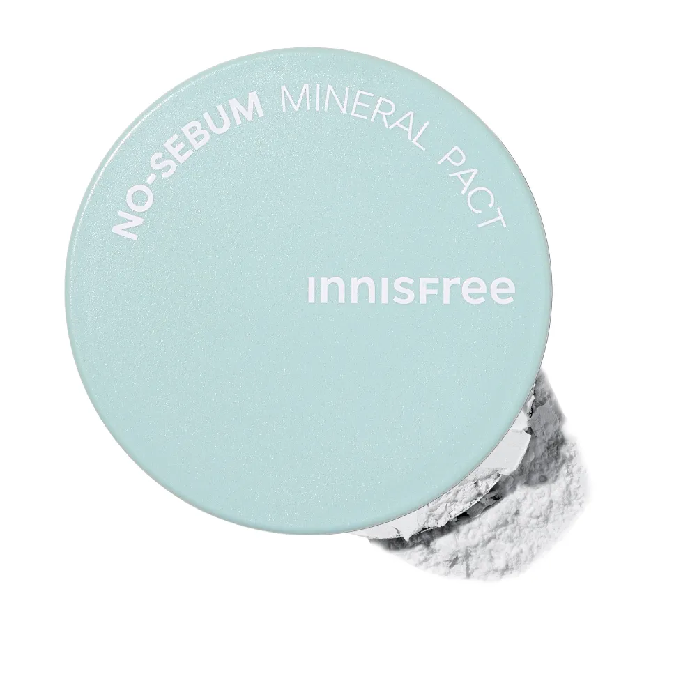 【innisfree】無油無慮礦物控油蜜粉餅 8.5g