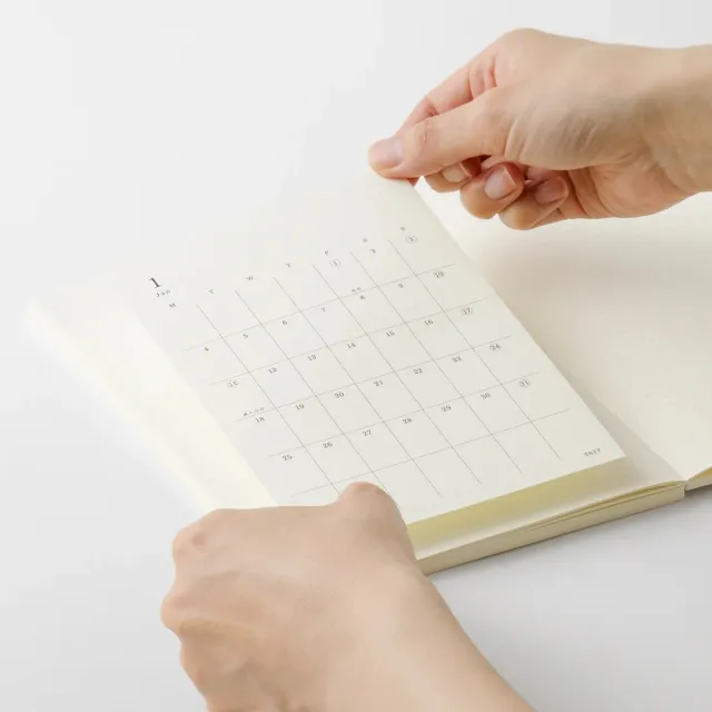 【MIDORI】《2027 年 MD Calendar 月曆貼紙》M size