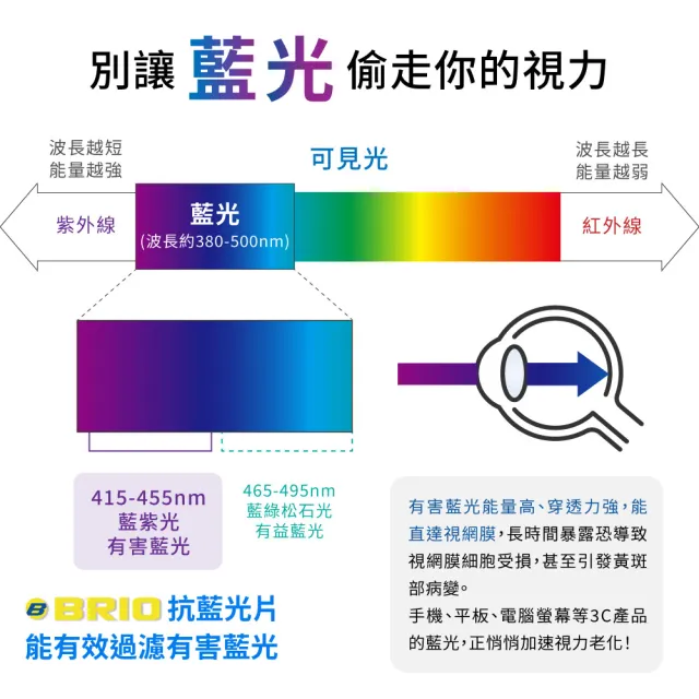 【BRIO】17.3吋 16:9 - 通用型筆電專業螢幕抗藍光片(#抗藍光#防刮防磨#高透光低色偏#防眩光)