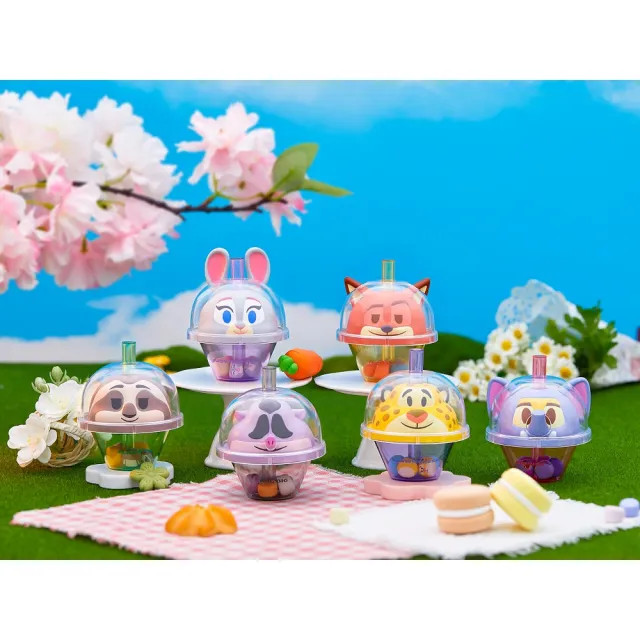 【Beast Kingdom 野獸國】動物方城市 珍珠奶茶系列 盲盒單入｜LIOH TOY