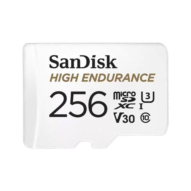 【SanDisk 晟碟】行車記錄器/監控專用High Endurance microSD 記憶卡 256GB(公司貨)