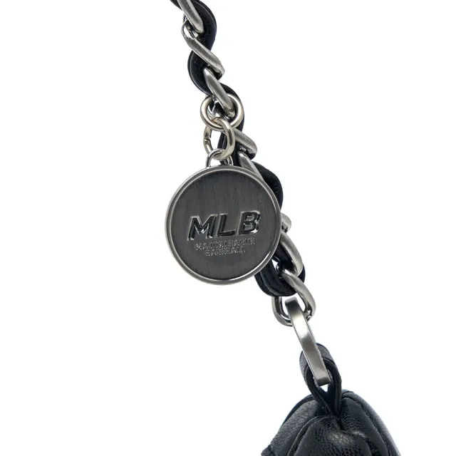 【MLB】腋下包 肩背包 鋪棉皮革流浪包 紅襪/洋基隊 (3ABQBQ16N-兩款任選)