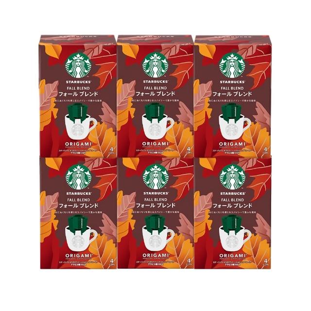 【STARBUCKS 星巴克】季節限定-秋季綜合濾掛咖啡 六盒 (箱購24入)
