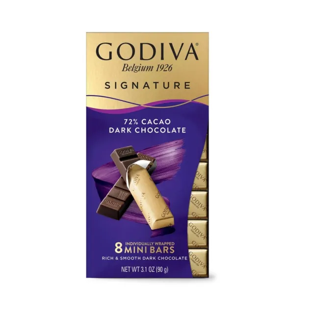 【GODIVA】醇享巧克力系列4片組(生日禮、情人節、中秋禮)