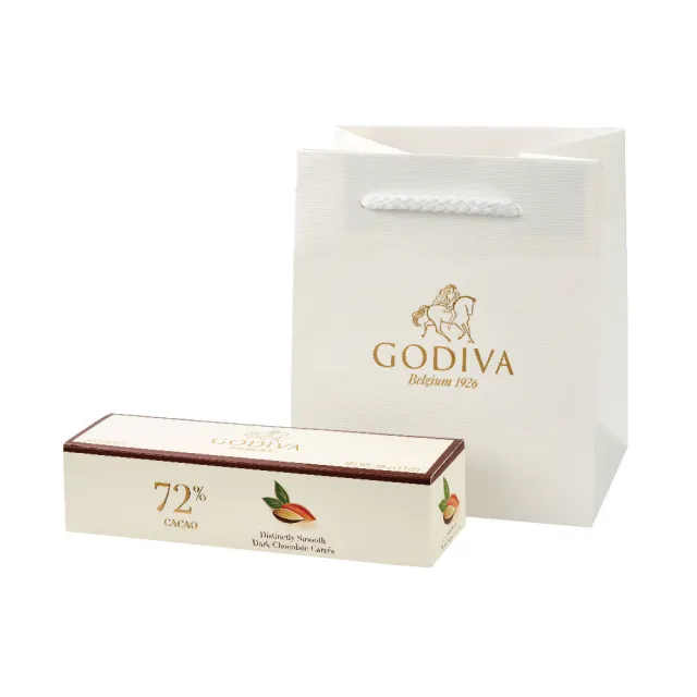 【GODIVA】片裝72%黑巧克力禮盒21片裝(生日禮、情人節、中秋禮)