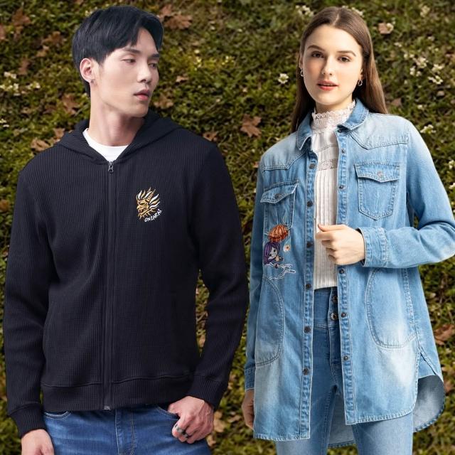 【BLUE WAY】momo獨家 男裝 女裝 帽T 外套 棉褲 顯瘦牛仔褲 寬褲_超值多款選