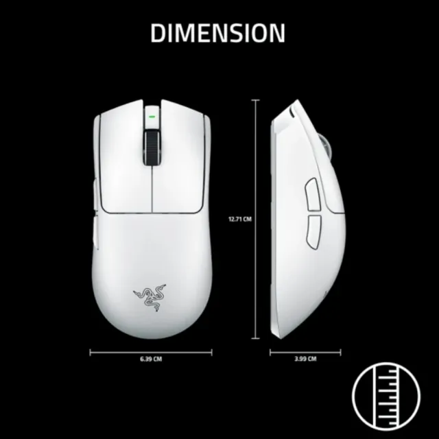 2入【Razer 雷蛇】Viper V4 Pro 無線電競滑鼠 - 黑/白