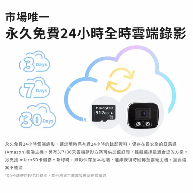 【spotcam】BCW1-P PoE款 全彩高清夜視防水監視器 戶外監控攝影機 2K 聚光燈 免主機 網路攝影機