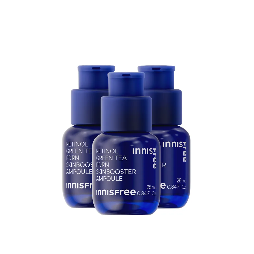 【innisfree】1%A醇PDRN水光安瓶囤貨組(75ml/ 緊緻水光精華)