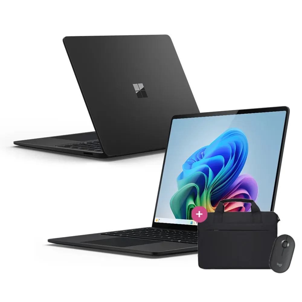 【Microsoft 微軟】筆電包/滑鼠組★Surface Laptop-13吋 輕薄觸控 AI筆電(第7版/X Plus/16G/512G/W11)