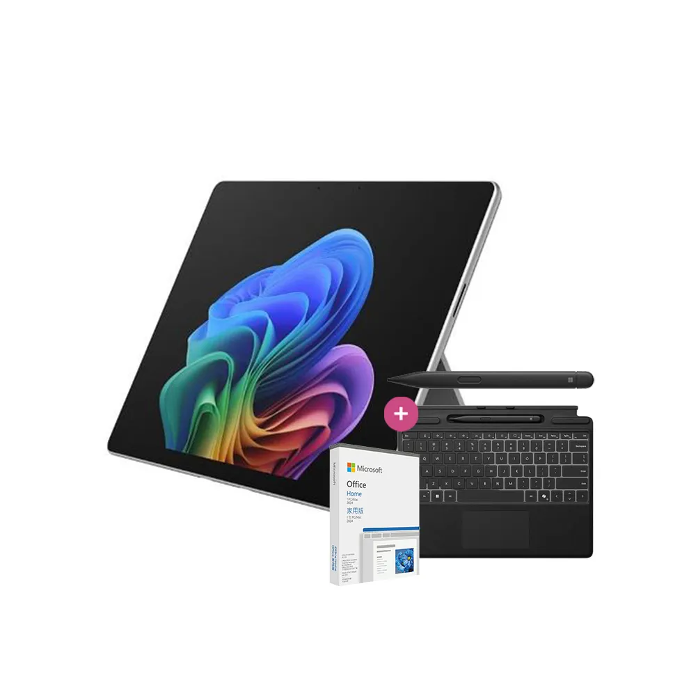 【Microsoft 微軟】鍵盤蓋+筆組+2024組★Surface Pro-13吋觸控AI筆電(第12版/X2 Elite/16G/1TB/OLED/W11H)