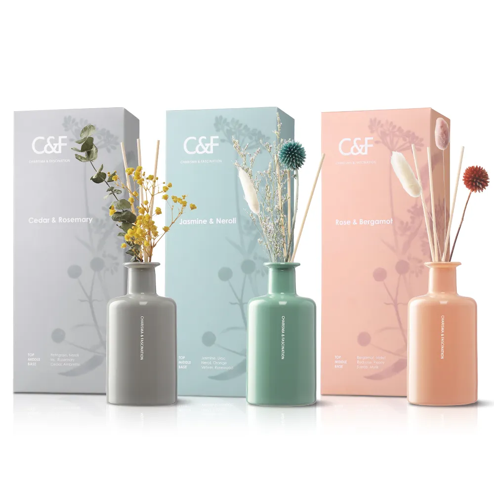 【C&F 香研所】花園孚日系香氛精油擴香200ml 任選3入超值組◆加贈乾燥花束2組 (居家香氛/香水精油/禮物)