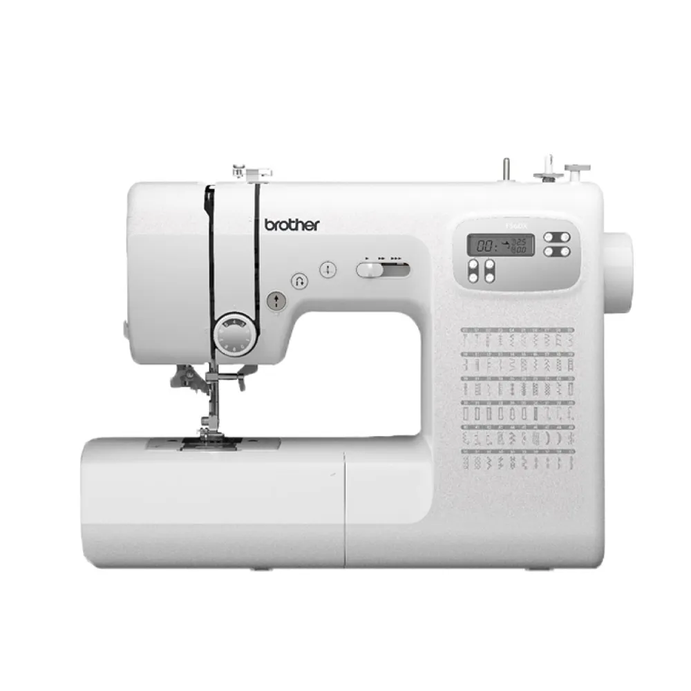 【Brother 兄弟牌】智慧電腦型懷特天使縫紉機 FS-60X(可自動調整針距/內建60種花樣/自動穿線)