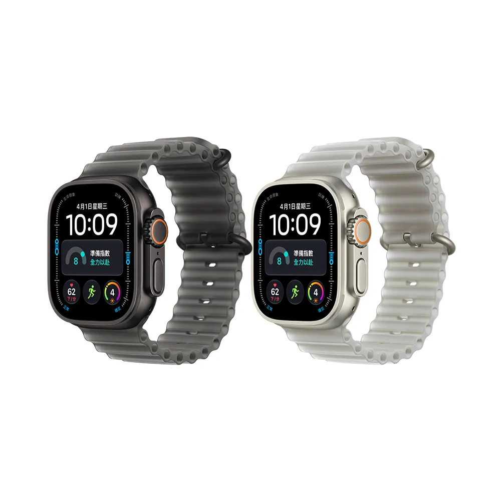 【Apple】Apple Watch Ultra 4 GPS+Cellular 49mm(鈦金屬錶殼搭配海洋錶環)