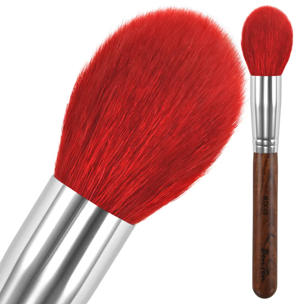 【BonTon】原木系列 圓形腮紅刷 RTK03 特級尖鋒羊毛