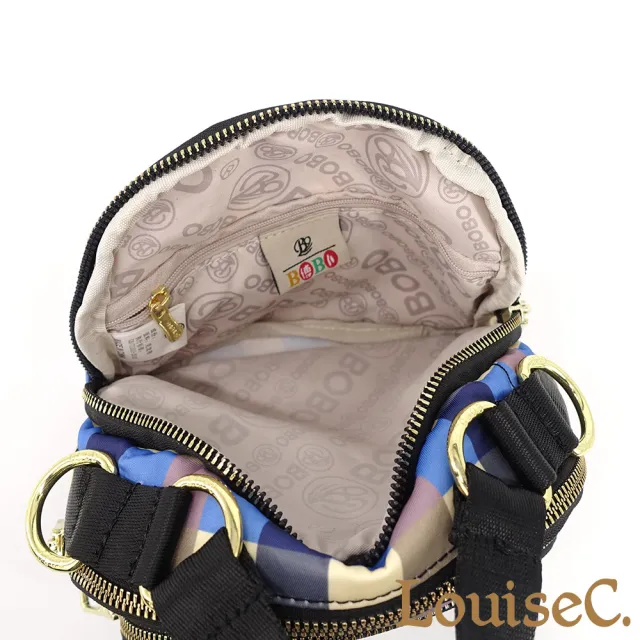 【LouiseC.】雙11 Tree House 尼龍 多隔層 手提斜背小貝殼防水包 3色 YS105210